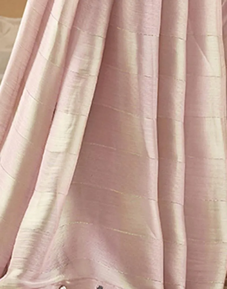 Dusty Mauve Chiffon Plain Sarees