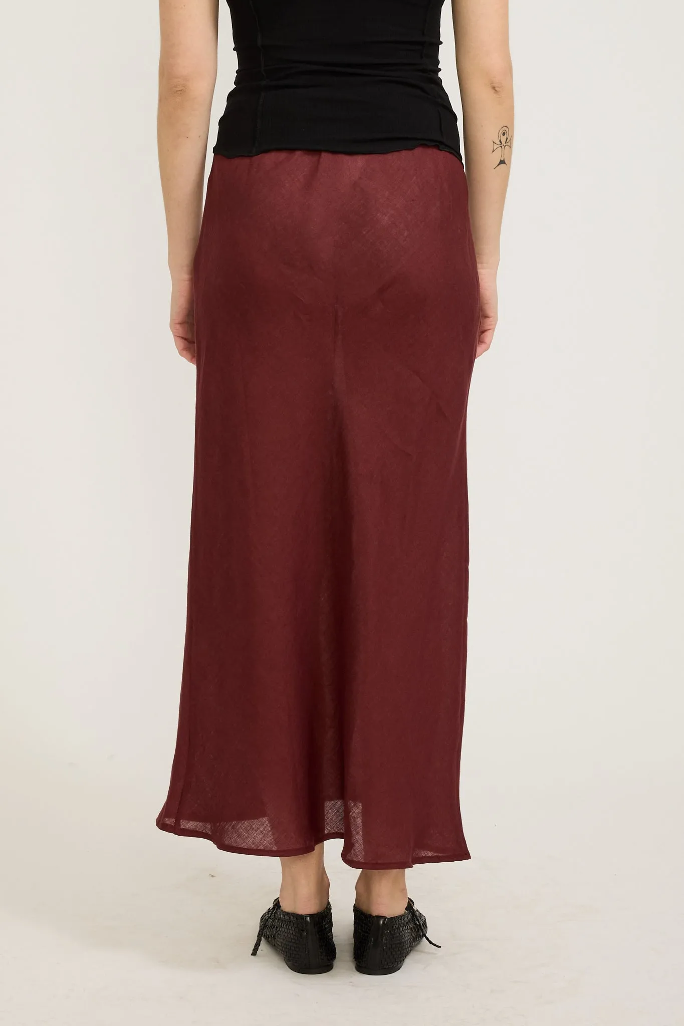 Dydine Skirt Stome Burgundy