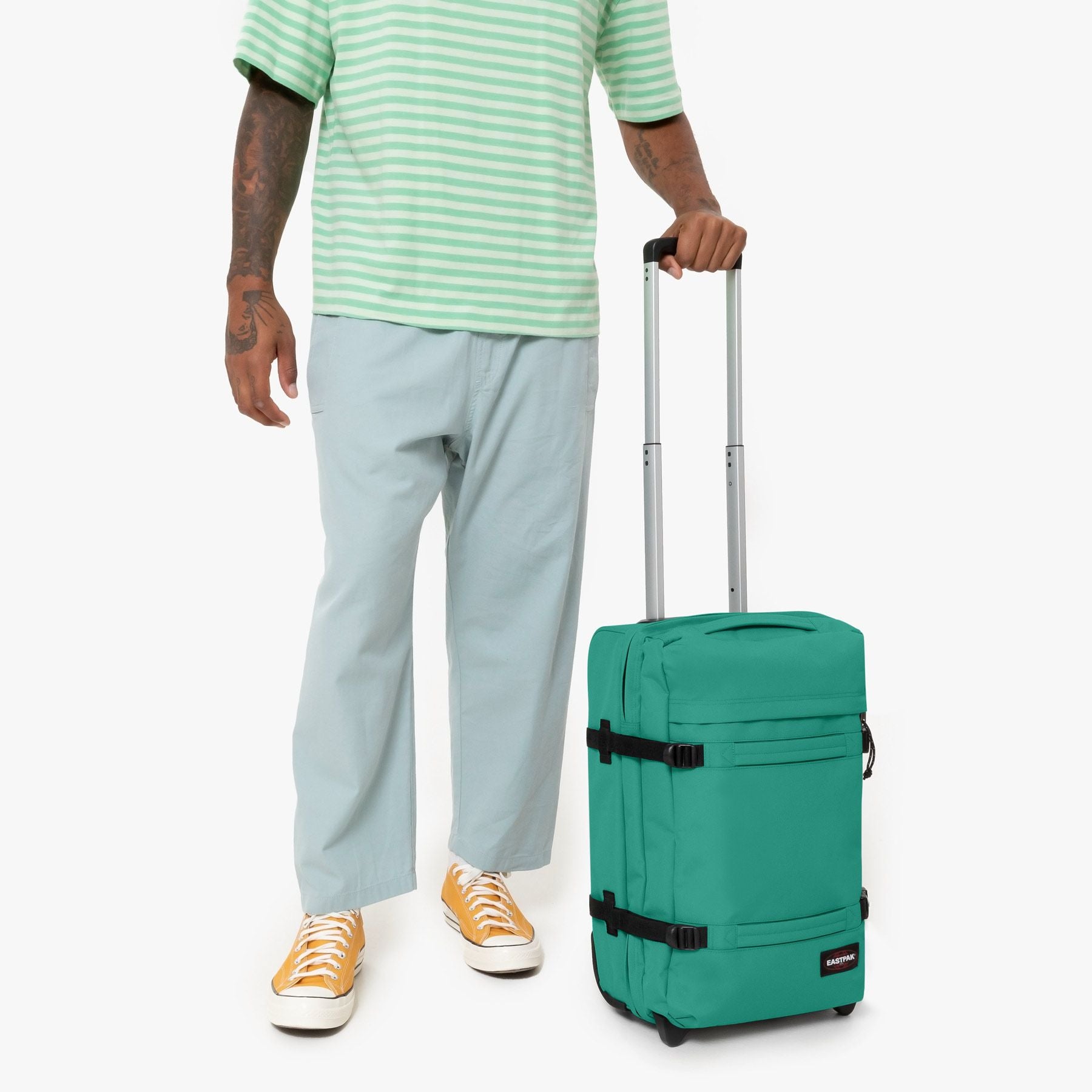 EASTPAK TRANSIT'R Small BOTANIC GREEN