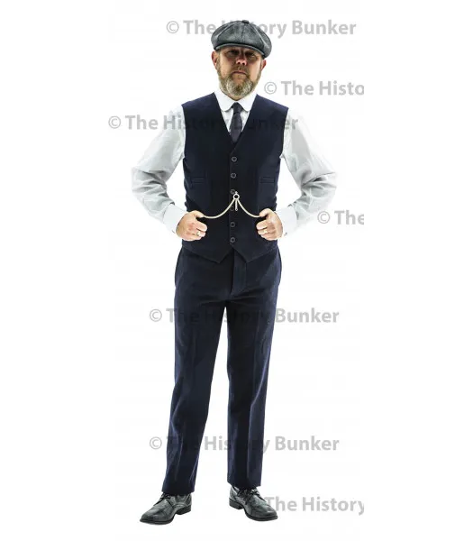 Edwardian Mens waistcoat - GREY