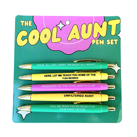 FUN CLUB - Cool Aunt Pen Set