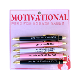 FUN CLUB - Motivational Pens For Badass Babes (mothers day, gift)