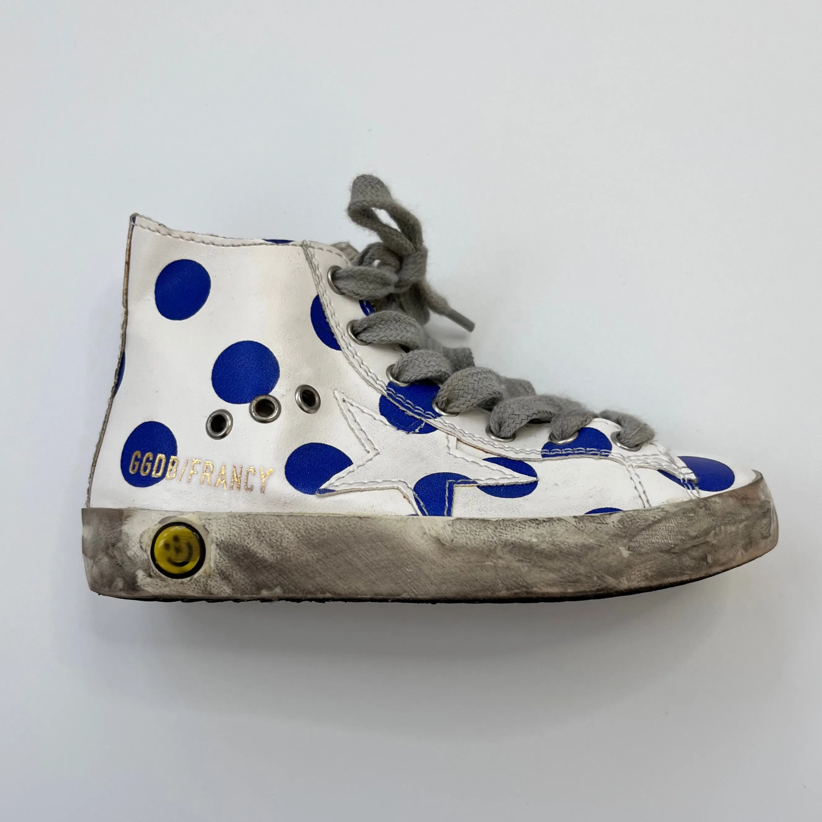 Golden Goose Polka Dot High Top Sneakers: Size EU 25