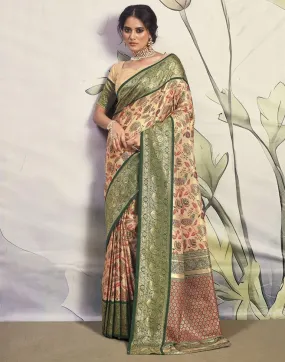 Golden Silk Woven Sarees