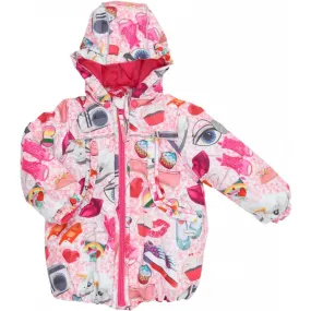 HAPPY CALEGI BELLA WATERPROOF COAT WITH DETACHABLE HOOD CA1656 MIX