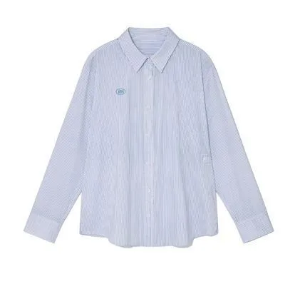 KIJUN  |Street Style Plain Cotton Logo Shirts & Blouses