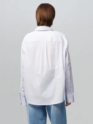 KIJUN  |Street Style Plain Cotton Logo Shirts & Blouses