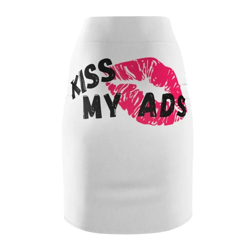 Kiss My Ads Women's Pencil Skirt