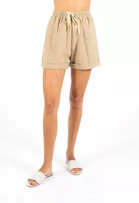 LADIES RUNDOWN SHORT - SAFARI