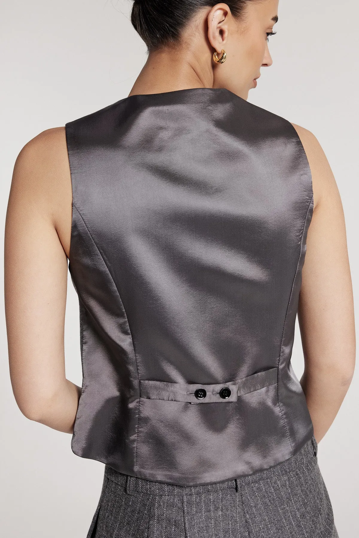 Langham Waistcoat - Charcoal