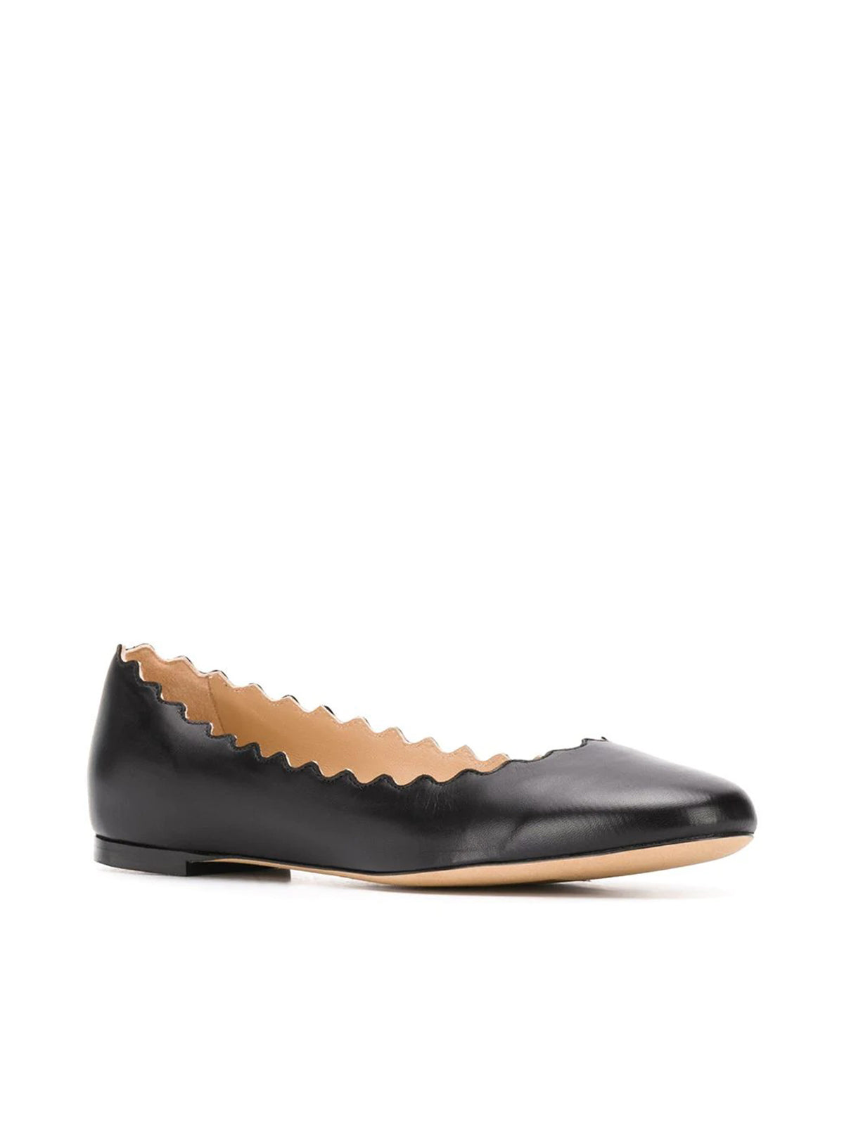 LAUREN SCALLOPED BALLERINAS