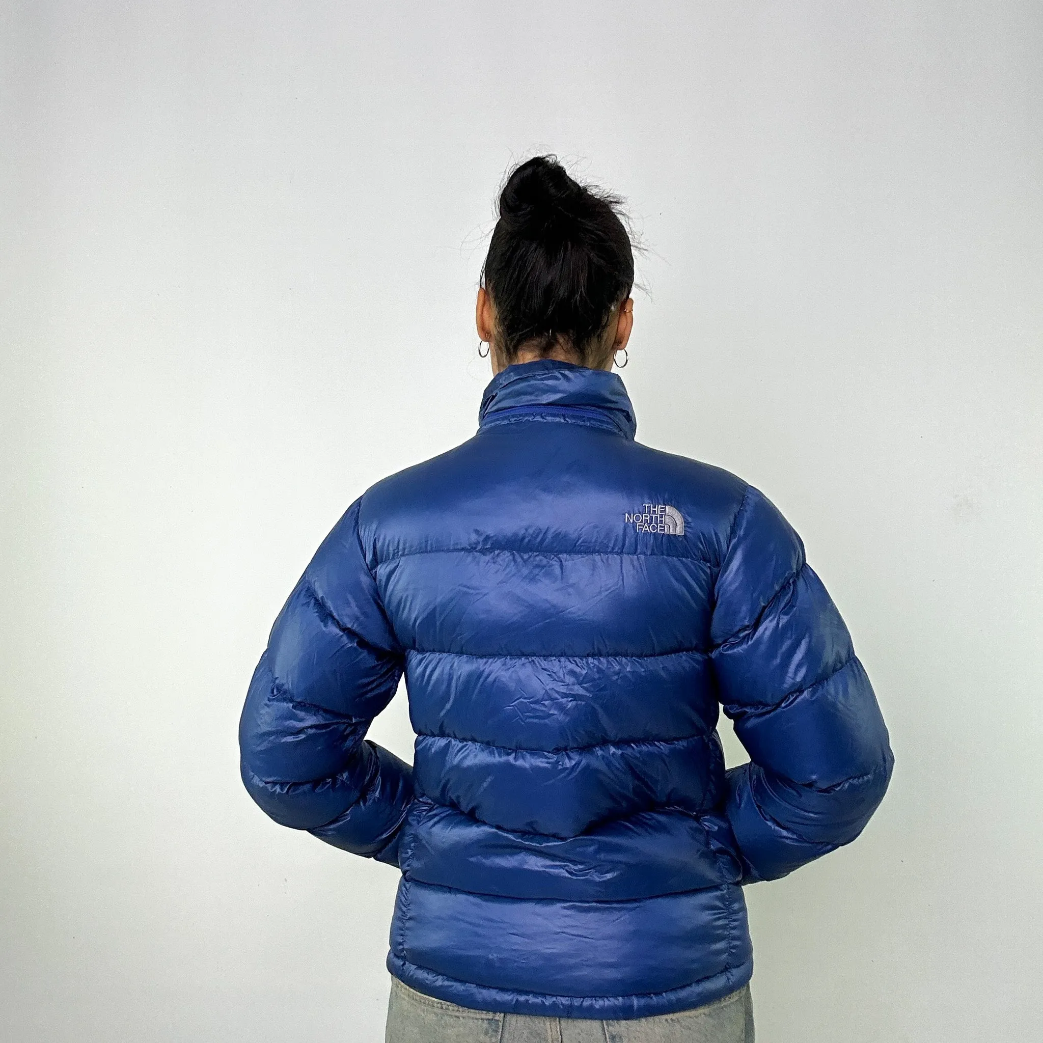 Light Blue y2ks The North Face 700 Series Puffer Jacket Coat (L)