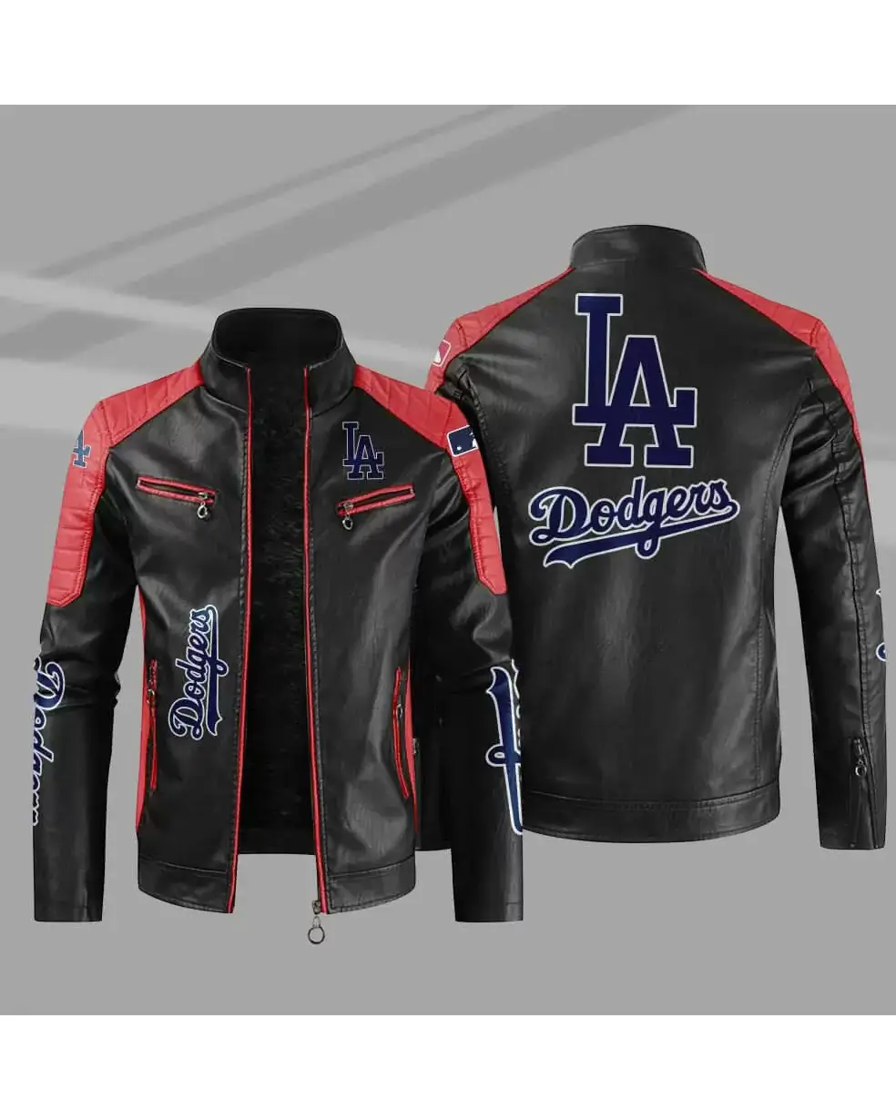 Los Angeles Dodgers Leather Jacket - William Jacket