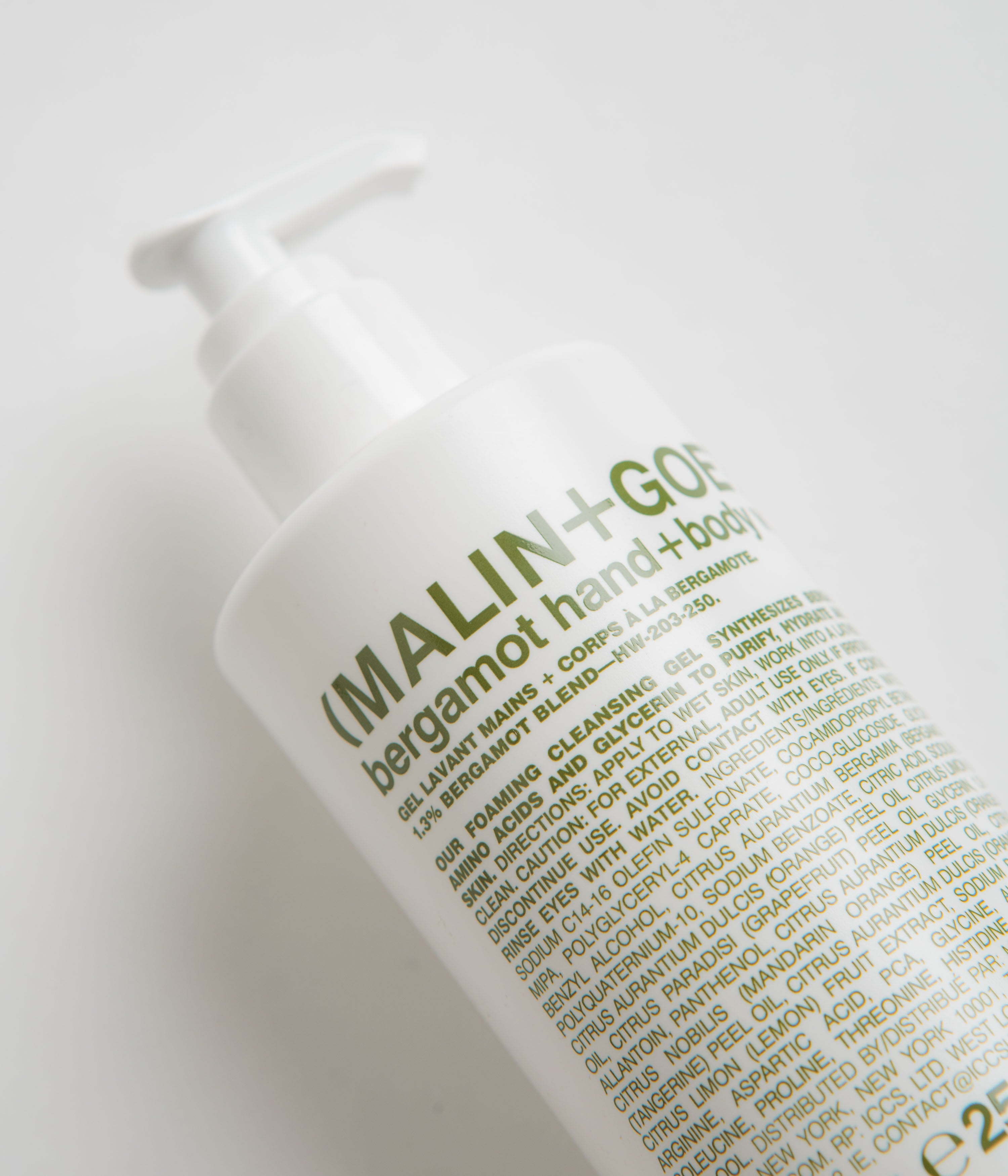 Malin+Goetz Bergamot Hand + Body Wash - 250ml