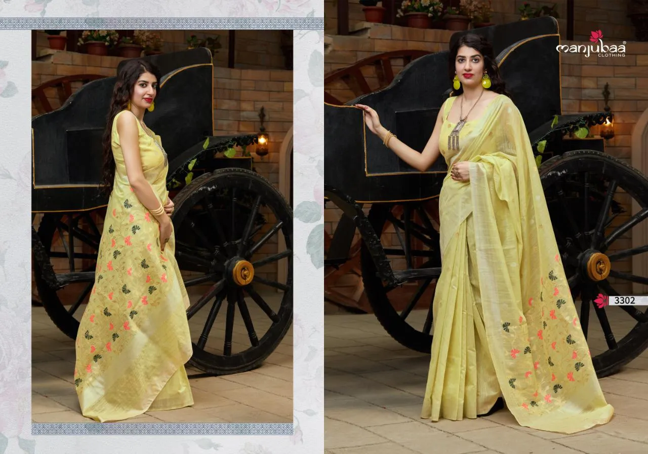 Manjubaa Presents Manjari Silk Fancy Designer Sarees Collection