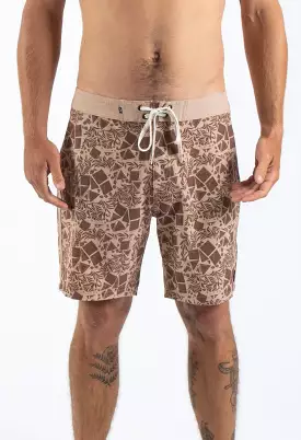 MENS LEASH BOARDSHORT - TIKI TOWN