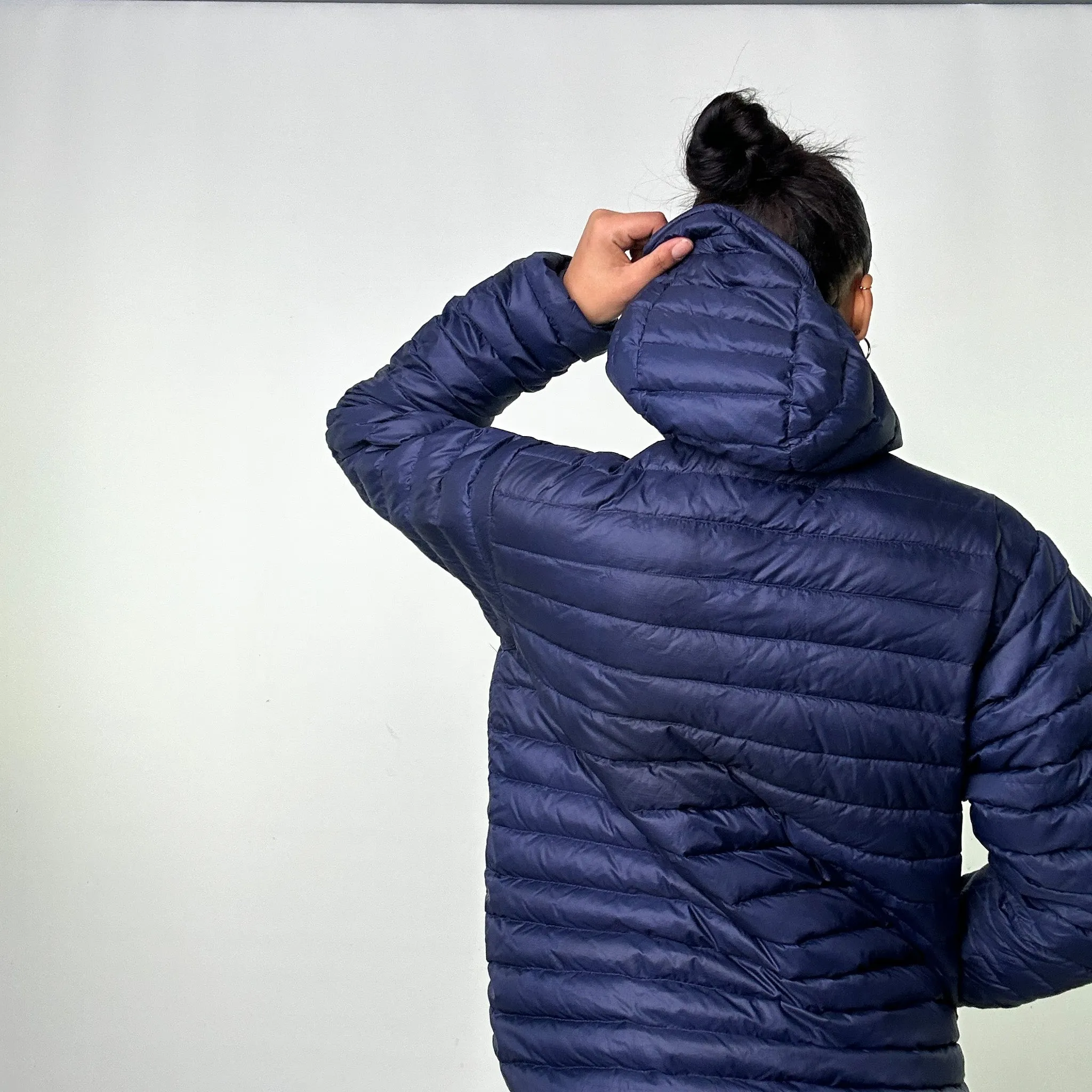 Navy Blue 90s Rab Microlight Alpine Puffer Jacket Coat (M)