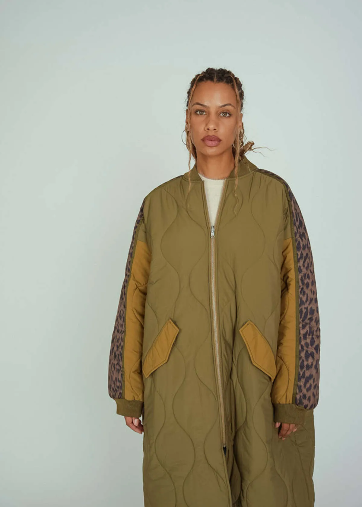 Oversized Hedge Coat - Tan