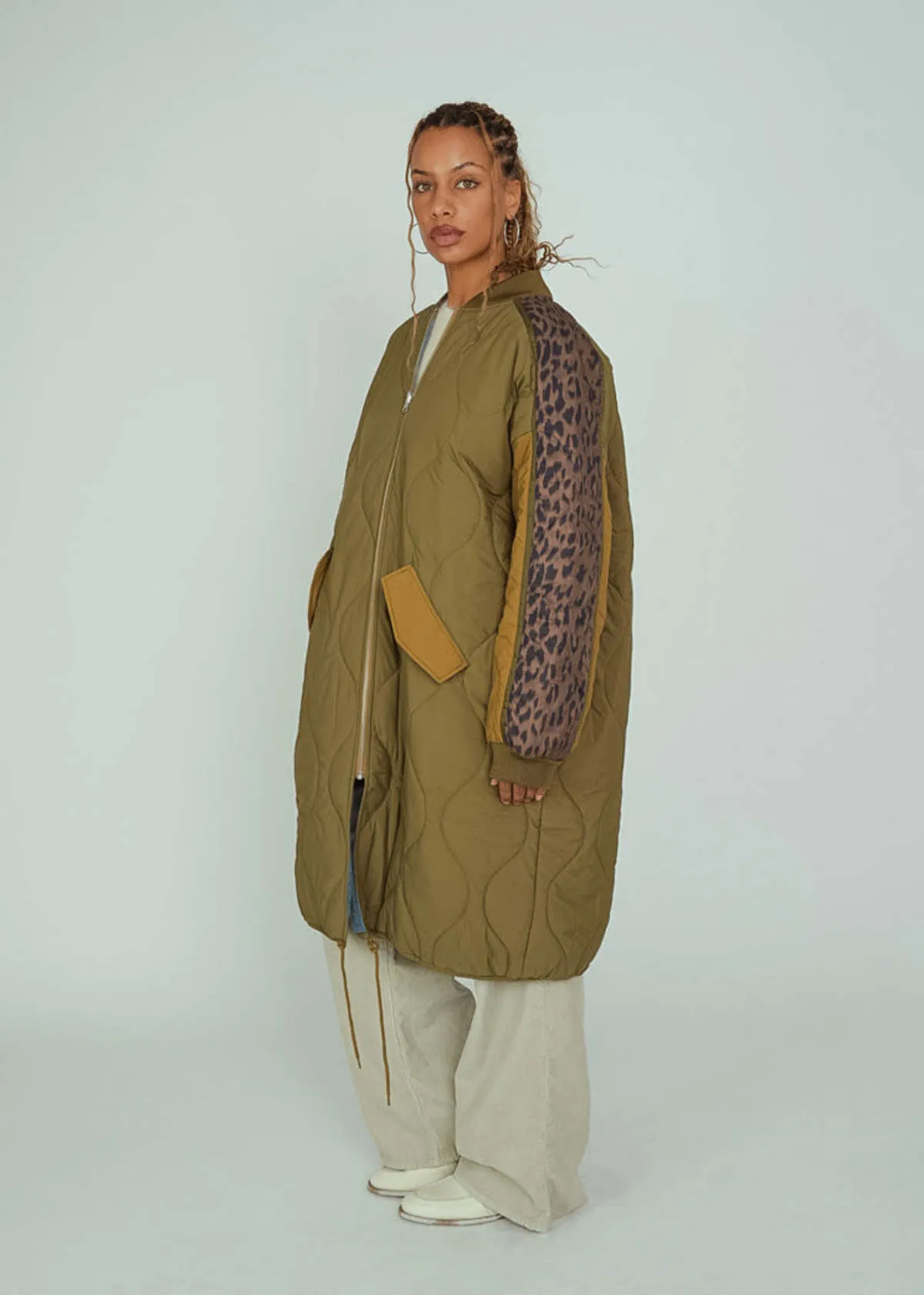 Oversized Hedge Coat - Tan