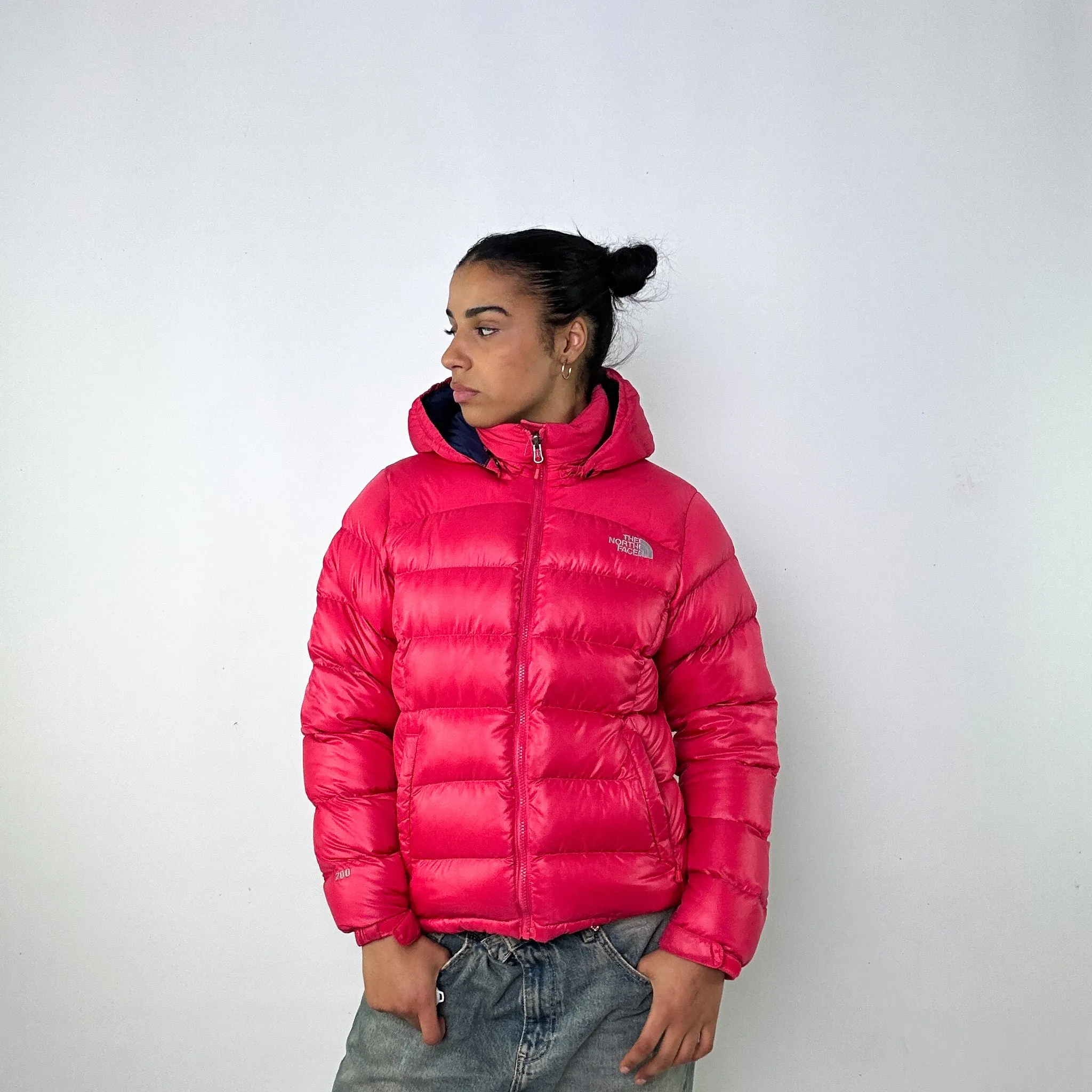 Pink y2ks The North Face 700 Series Puffer Jacket Coat (L)