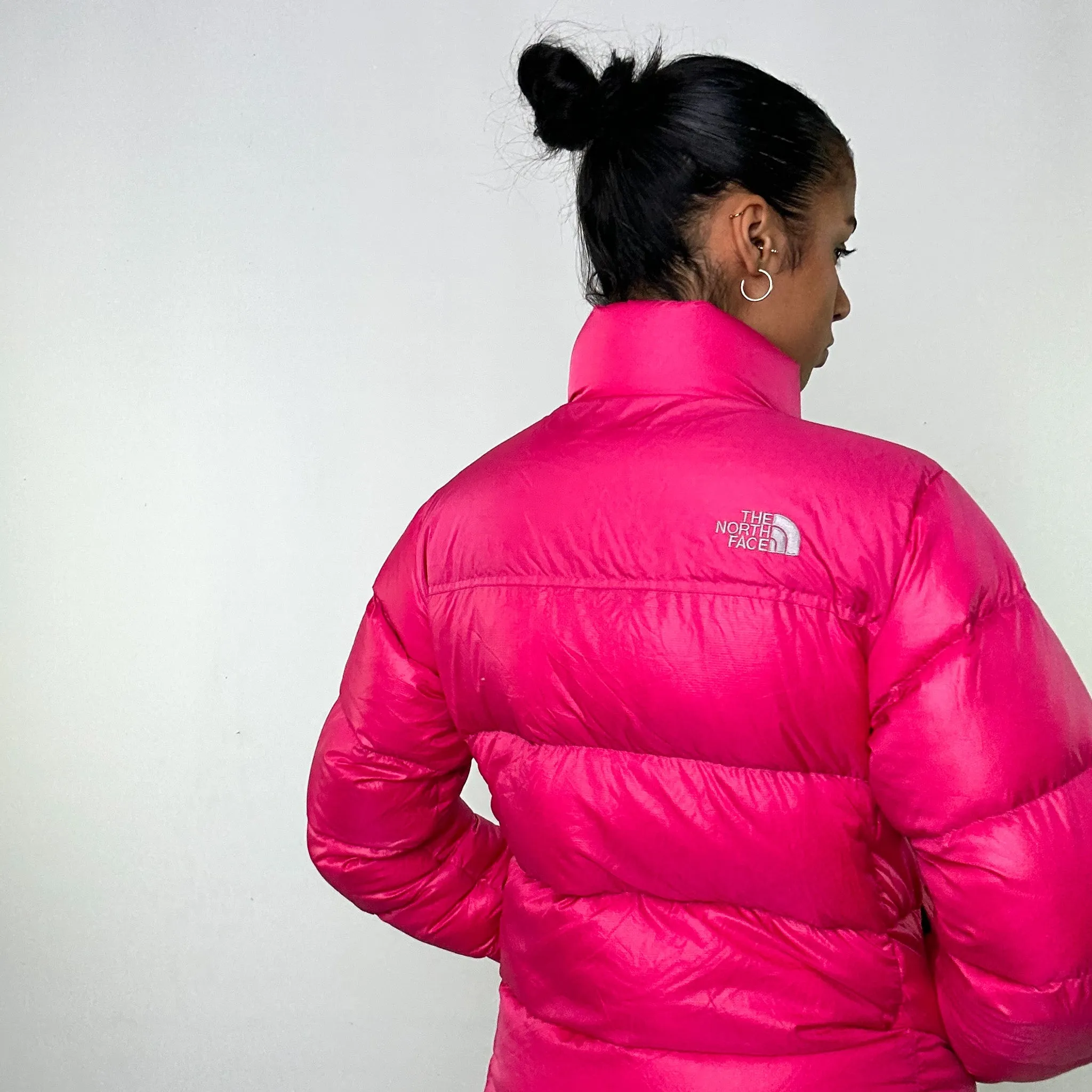 Pink y2ks The North Face 700 Series Puffer Jacket Coat (M)