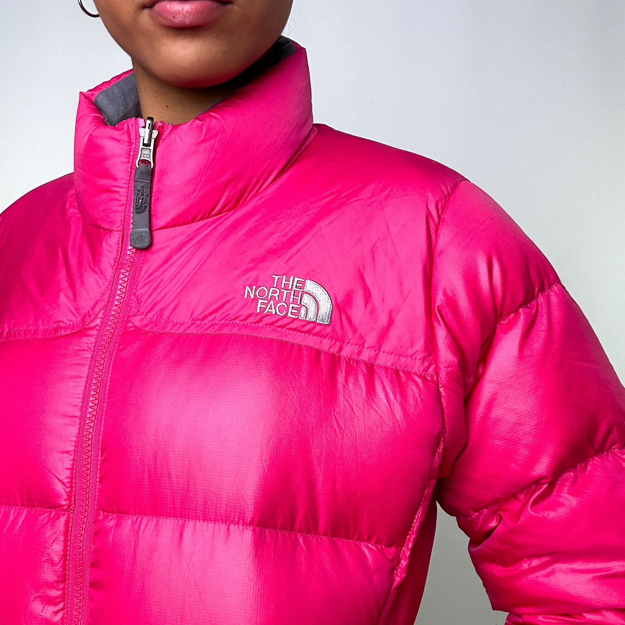 Pink y2ks The North Face 700 Series Puffer Jacket Coat (M)