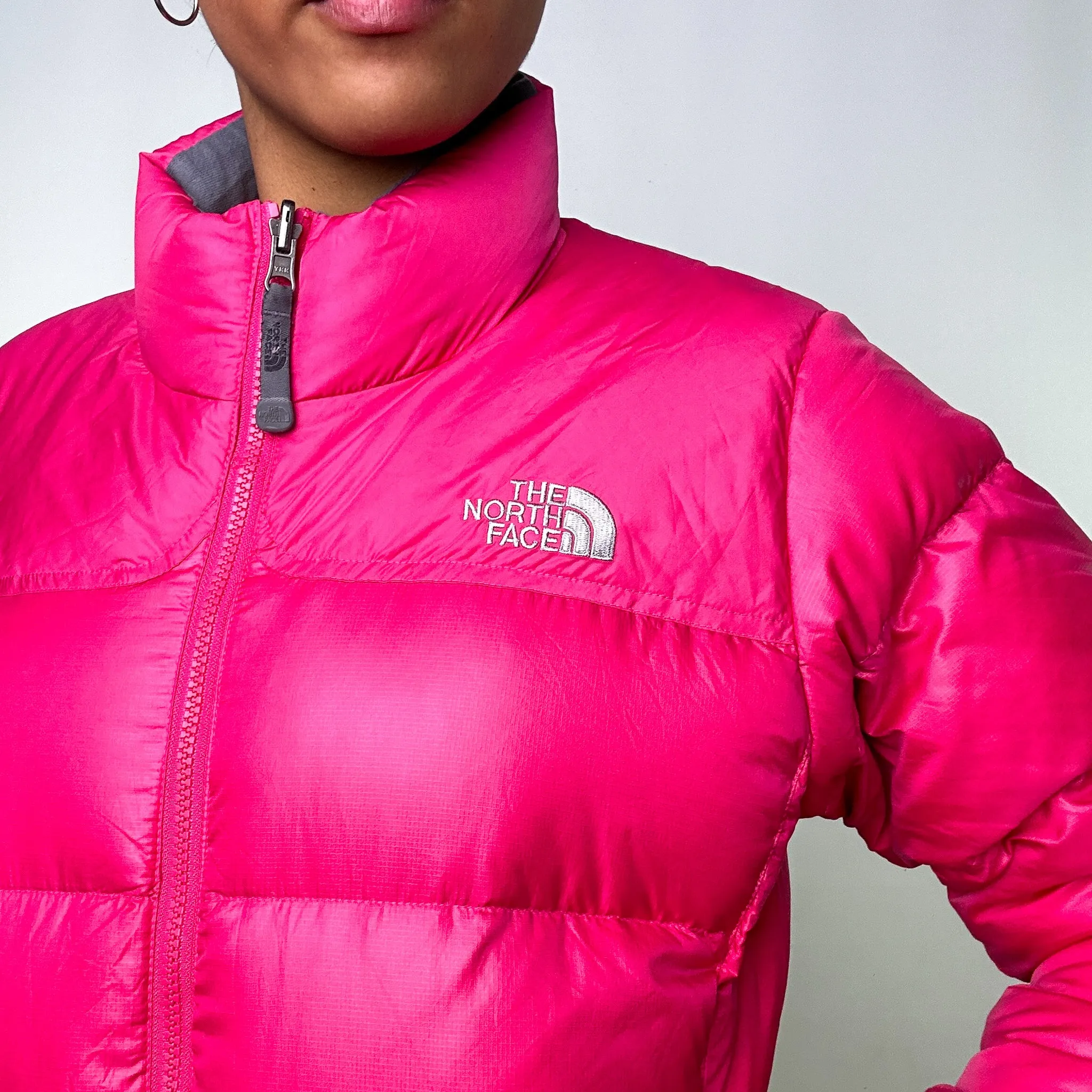 Pink y2ks The North Face 700 Series Puffer Jacket Coat (M)