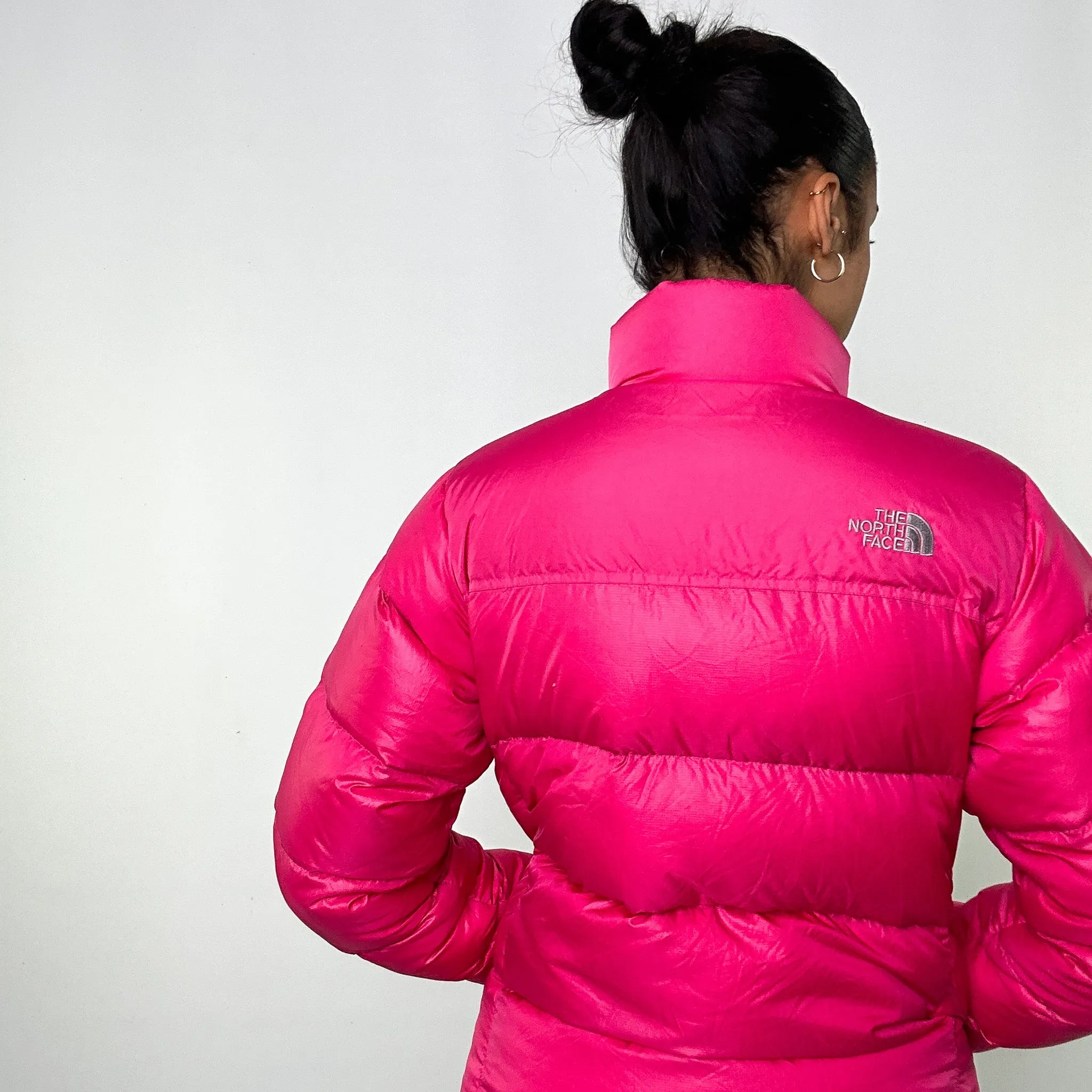 Pink y2ks The North Face 700 Series Puffer Jacket Coat (M)