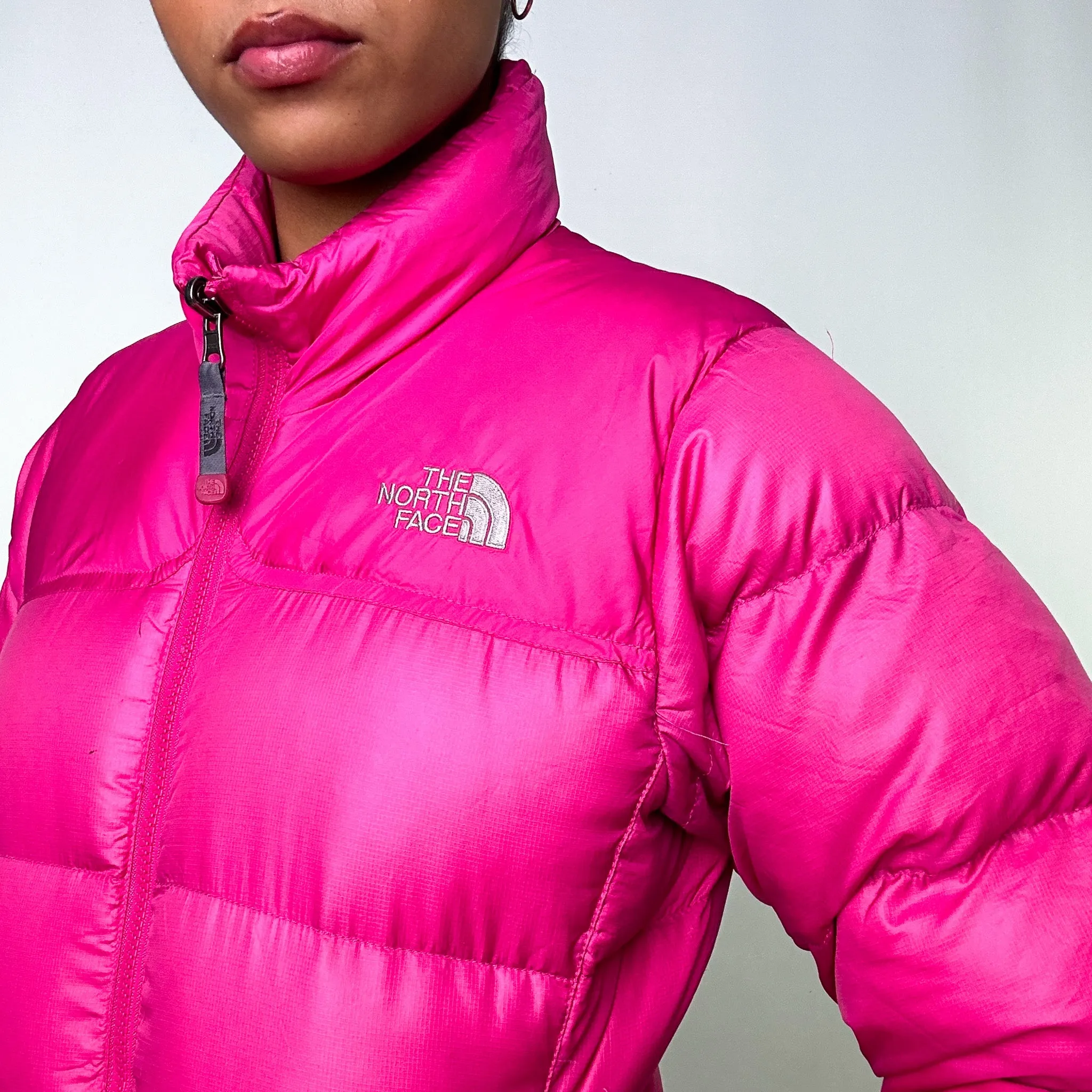 Pink y2ks The North Face 700 Series Puffer Jacket Coat (S)