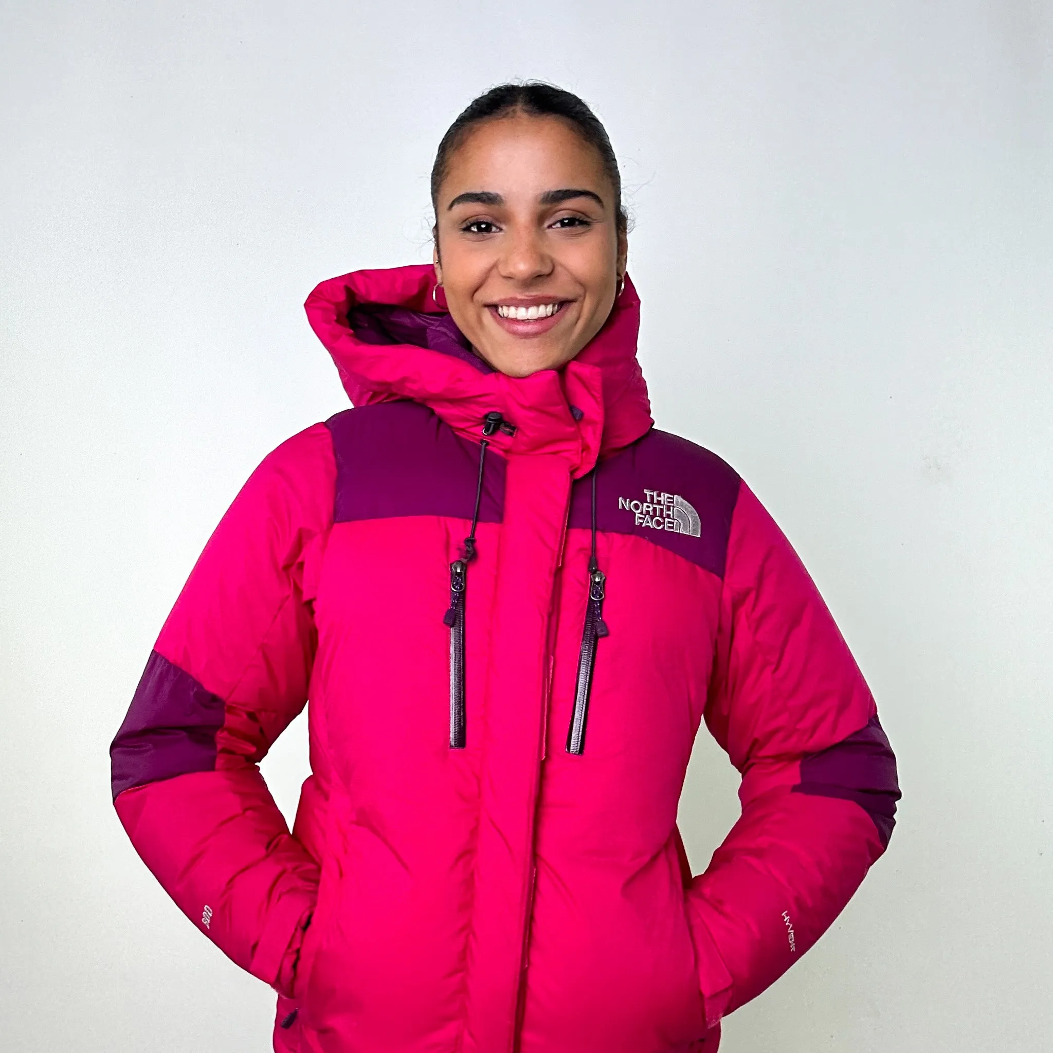 Pink y2ks The North Face 800 Series Baltoro Puffer Jacket Coat (M)