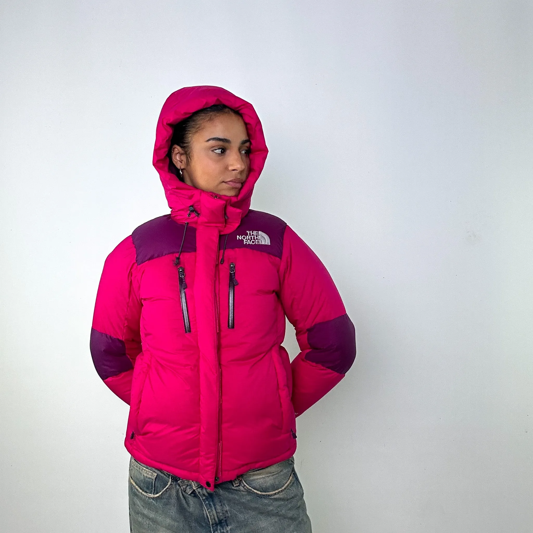 Pink y2ks The North Face 800 Series Baltoro Puffer Jacket Coat (M)