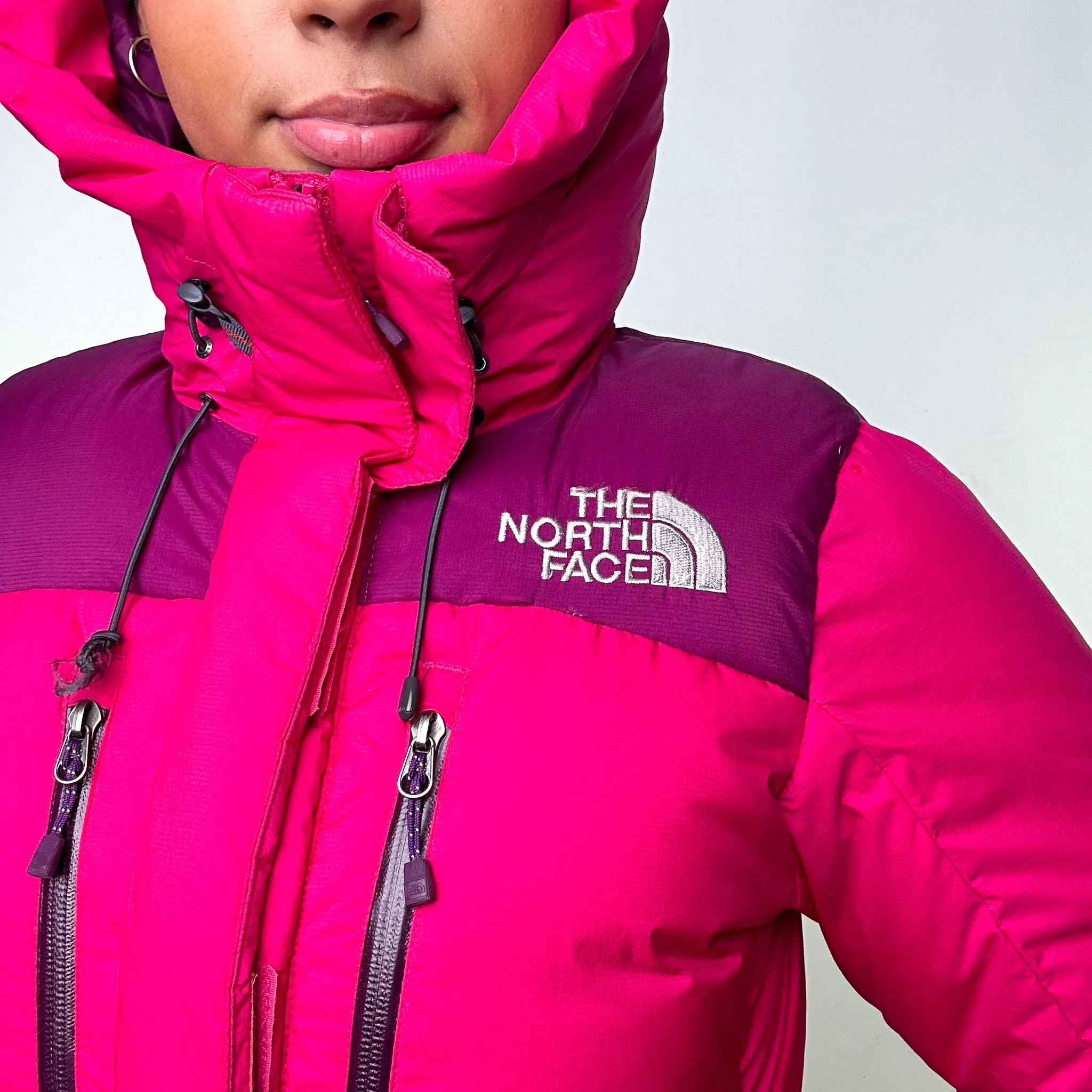 Pink y2ks The North Face 800 Series Baltoro Puffer Jacket Coat (M)