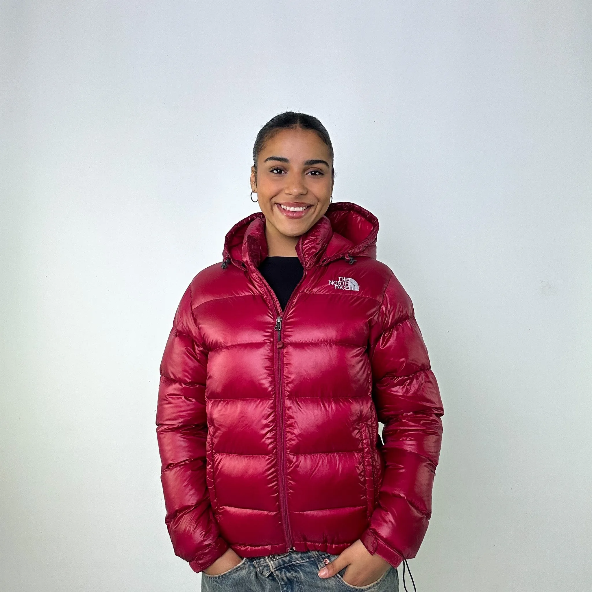 Pink y2ks The North Face Deep Magenta 700 Series Puffer Jacket Coat (L)