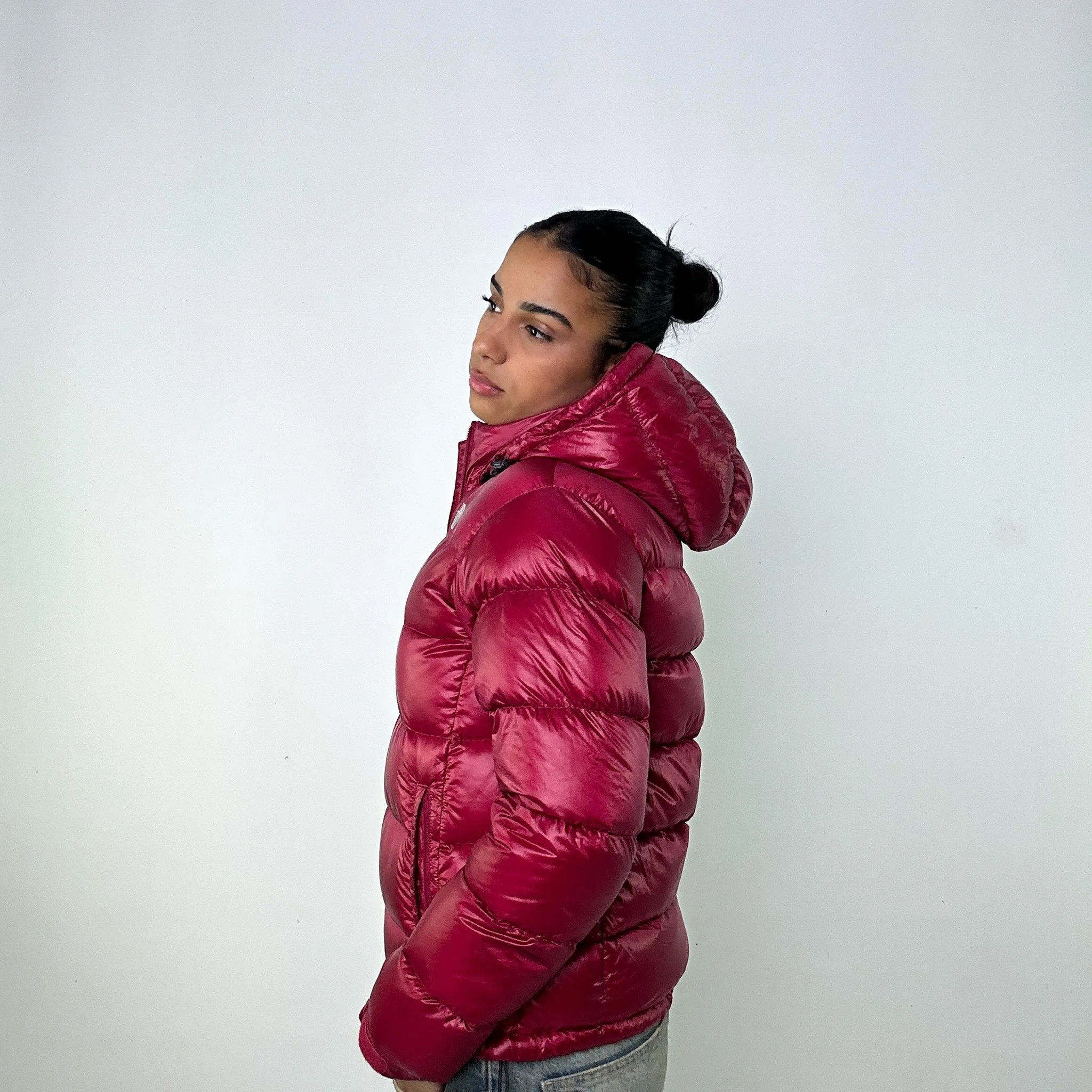 Pink y2ks The North Face Deep Magenta 700 Series Puffer Jacket Coat (L)