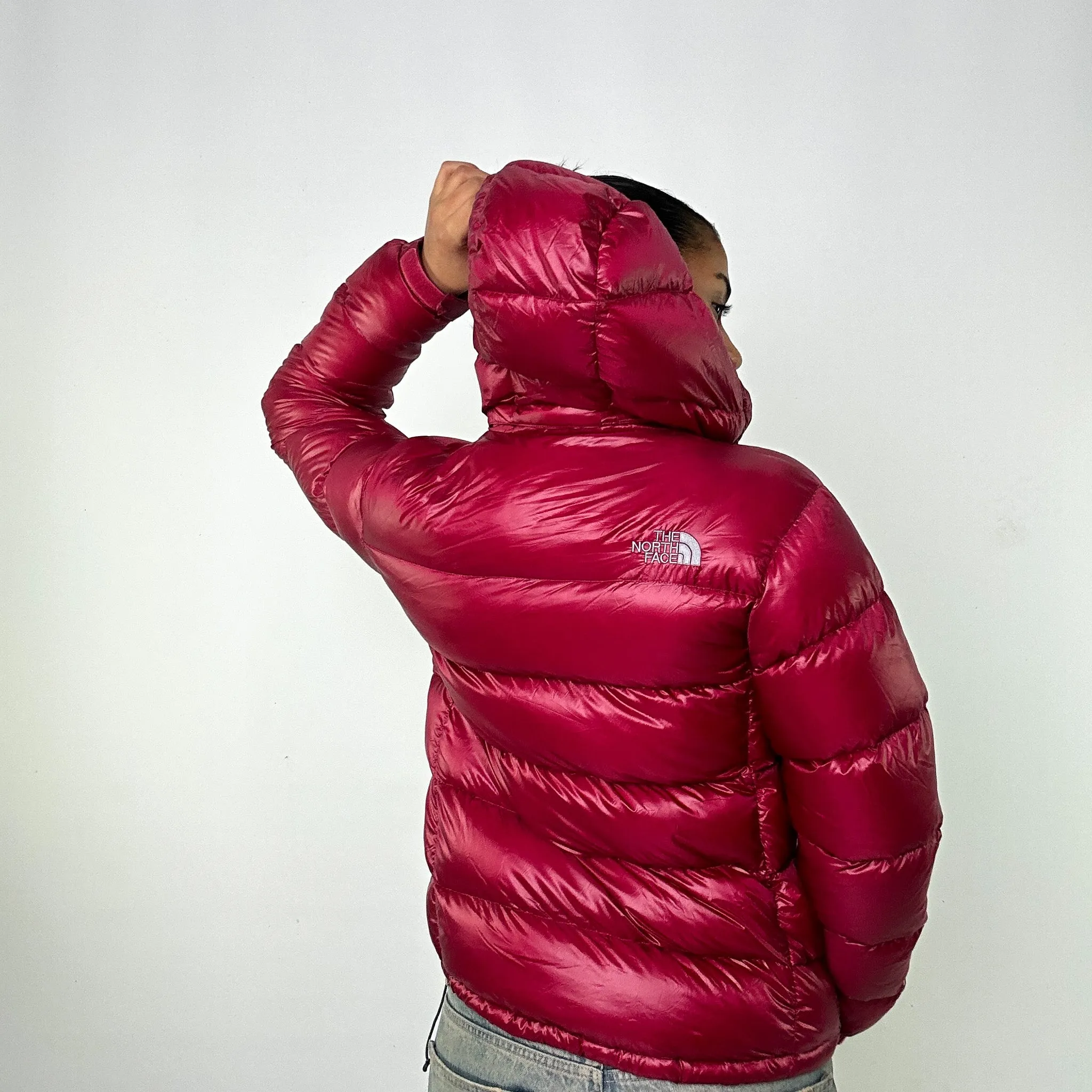 Pink y2ks The North Face Deep Magenta 700 Series Puffer Jacket Coat (L)