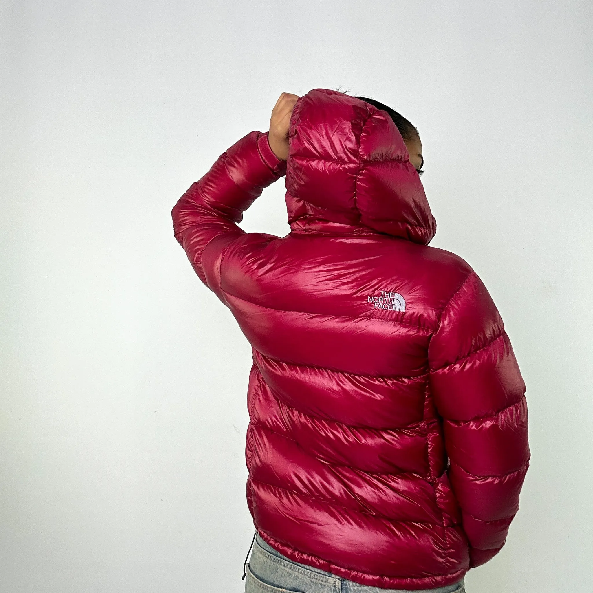 Pink y2ks The North Face Deep Magenta 700 Series Puffer Jacket Coat (L)