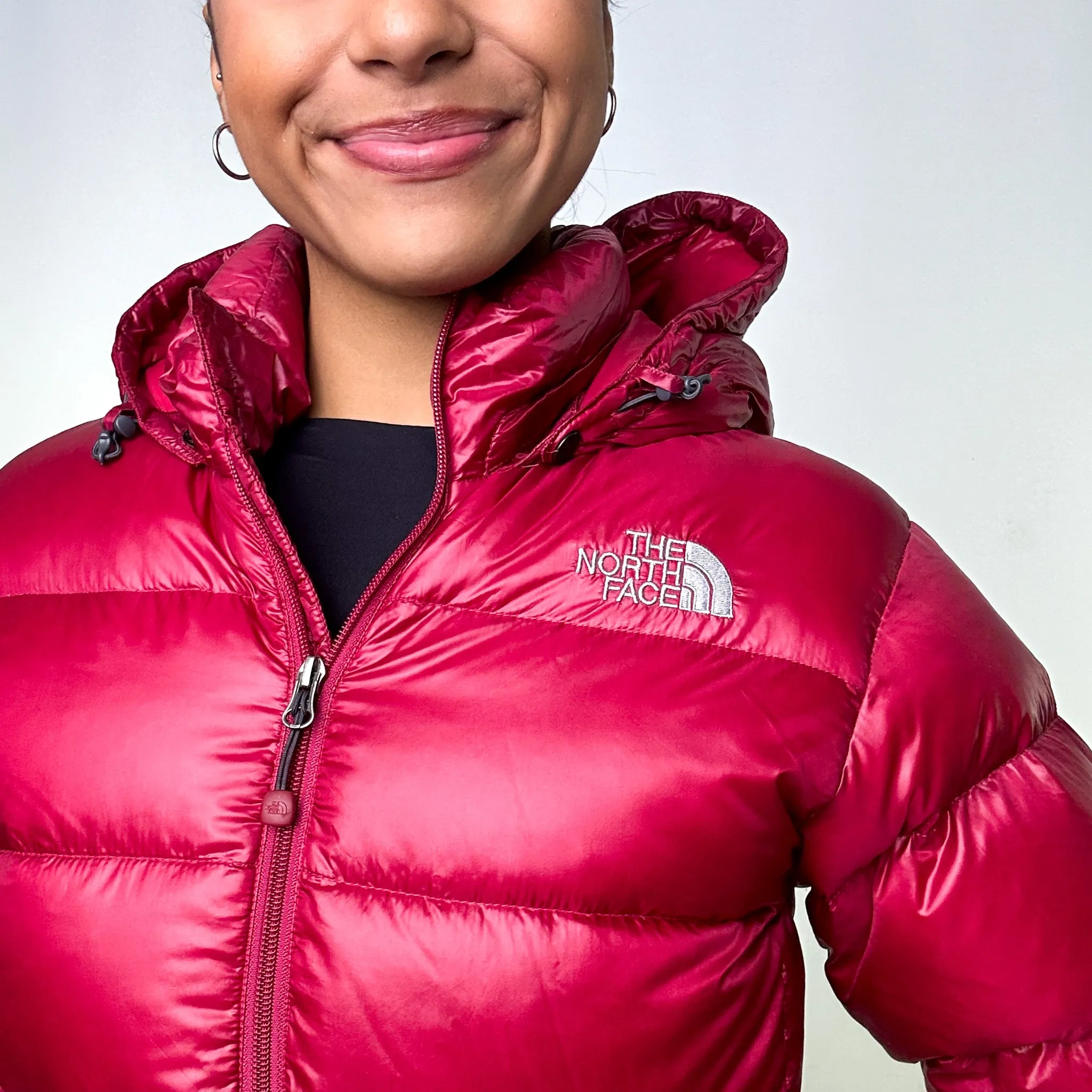 Pink y2ks The North Face Deep Magenta 700 Series Puffer Jacket Coat (L)