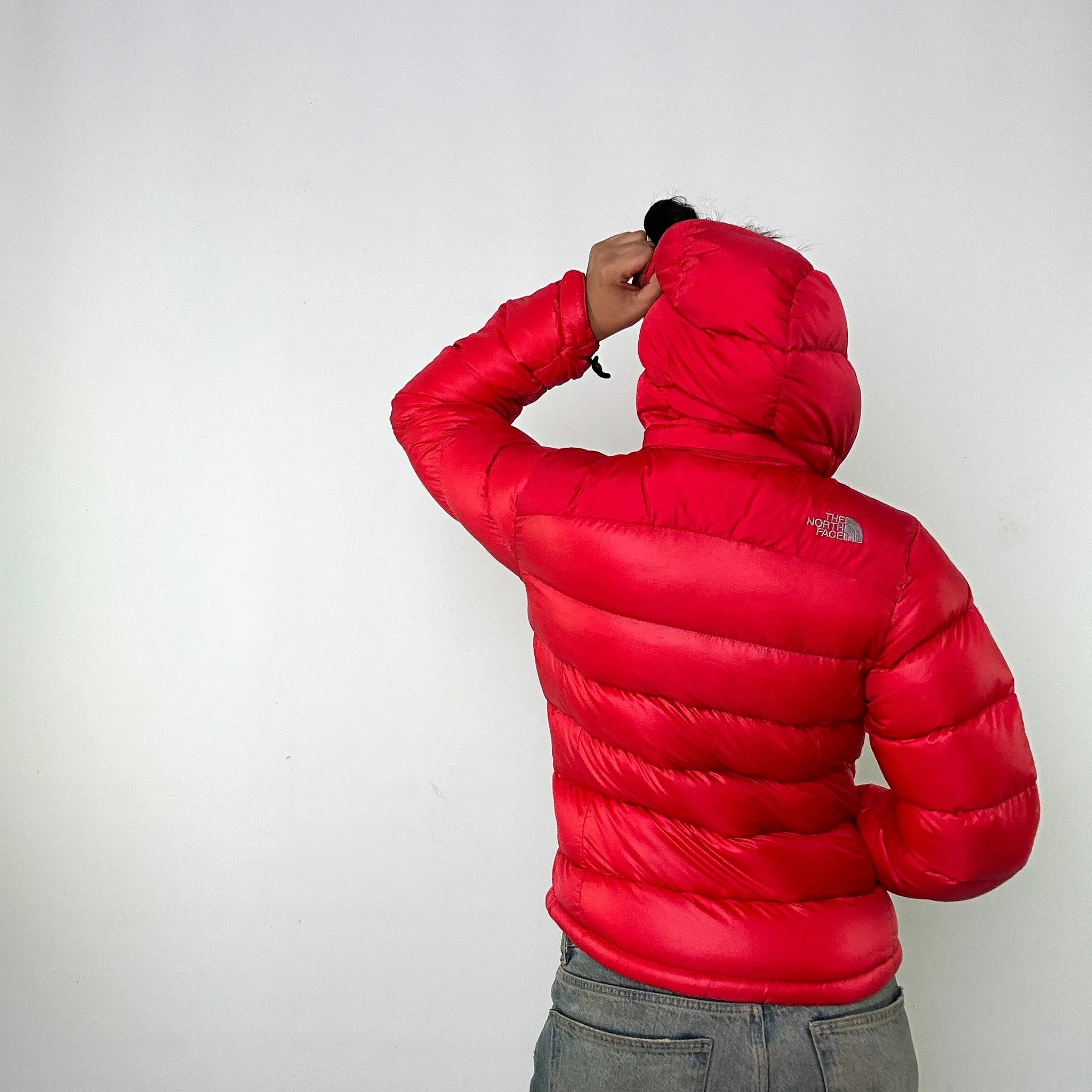 Pink y2ks The North Face Red 700 Series Puffer Jacket Coat (L)