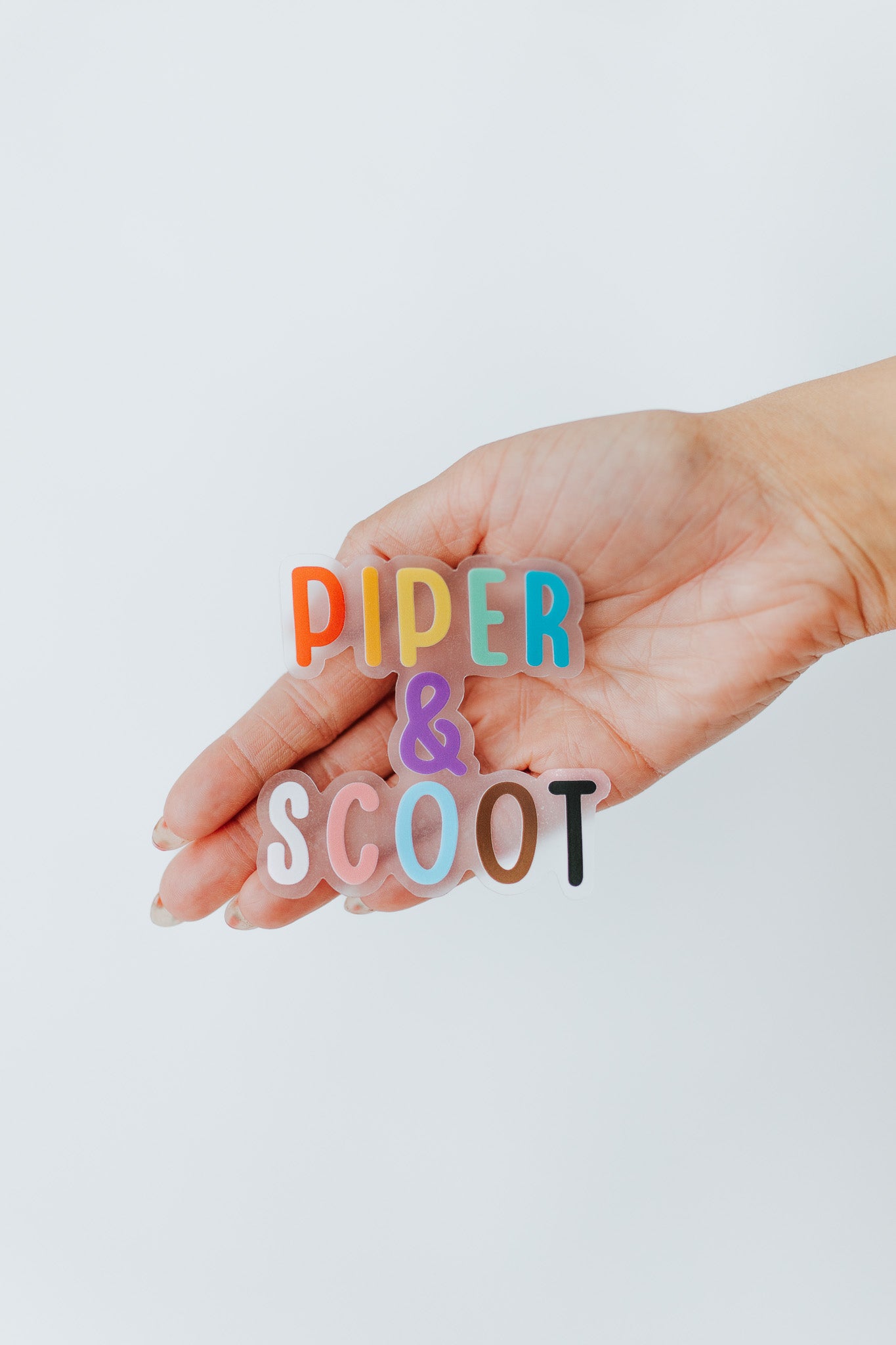 Piper & Scoot Logo Pride Sticker