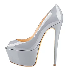 Pumps Queen Chinlu (Silver)