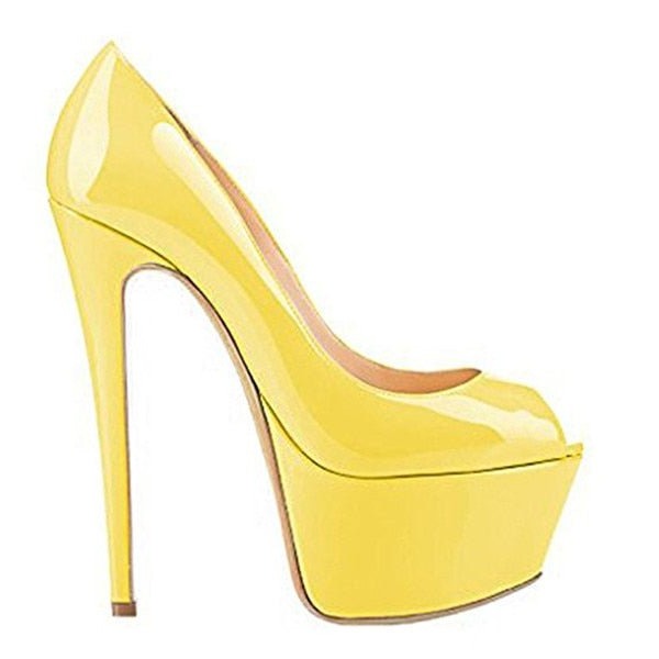 Pumps Queen Chinlu (Yellow)