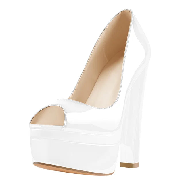 Pumps Queen Quina (White)