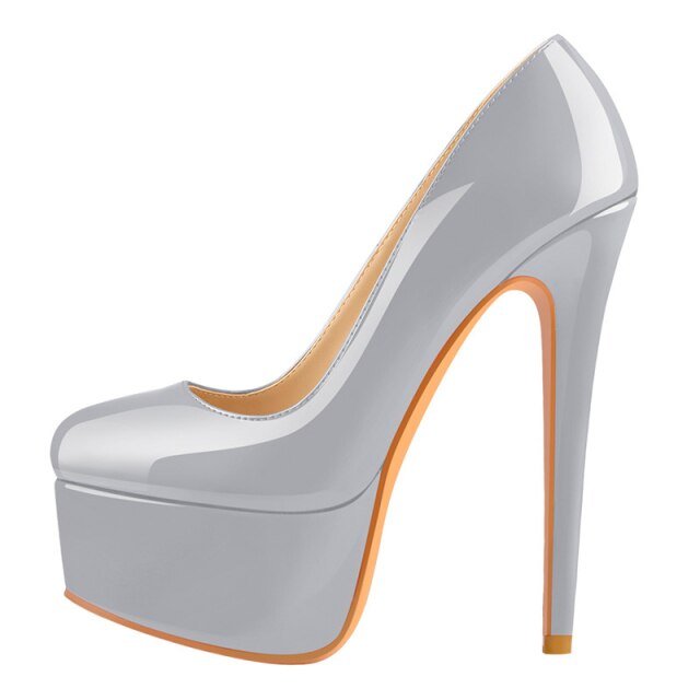 Pumps Queen Tigers (Silver)