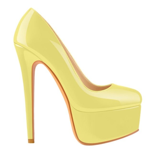 Pumps Queen Tigers (Yellow)