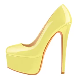 Pumps Queen Tigers (Yellow)