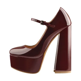 Pumps Queen Yulia (Wine red)