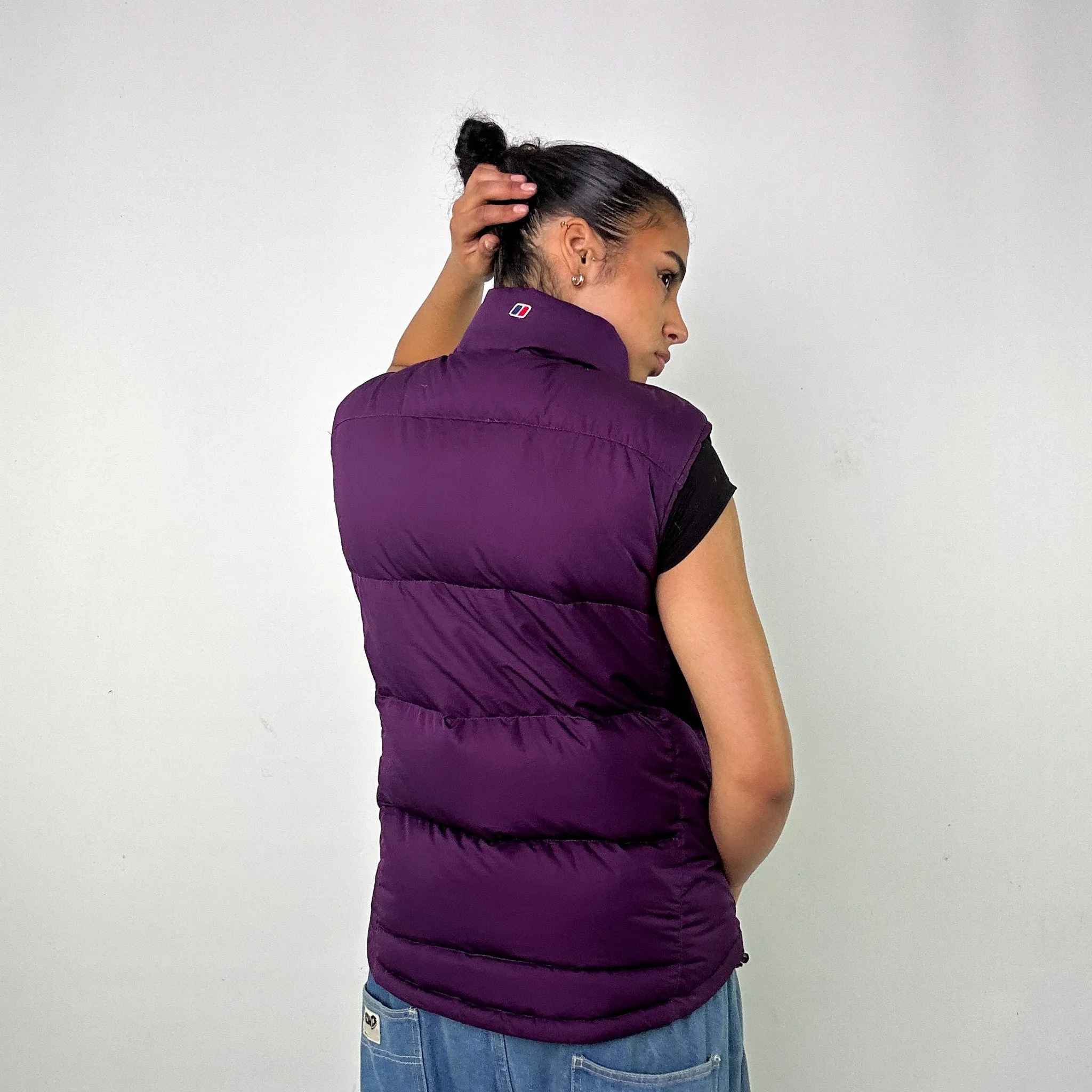 Purple y2ks Berghaus 650 Fill Puffer Jacket Coat Gilet (L)