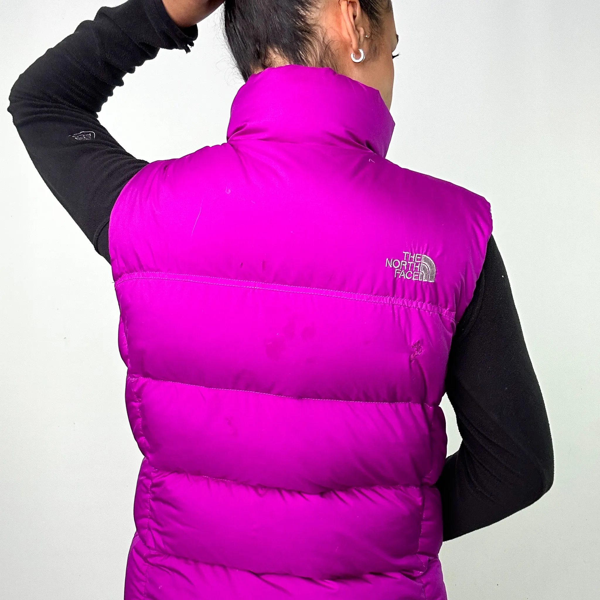 Purple y2ks The North Face 700 Series Puffer Jacket Coat Gilet (L)