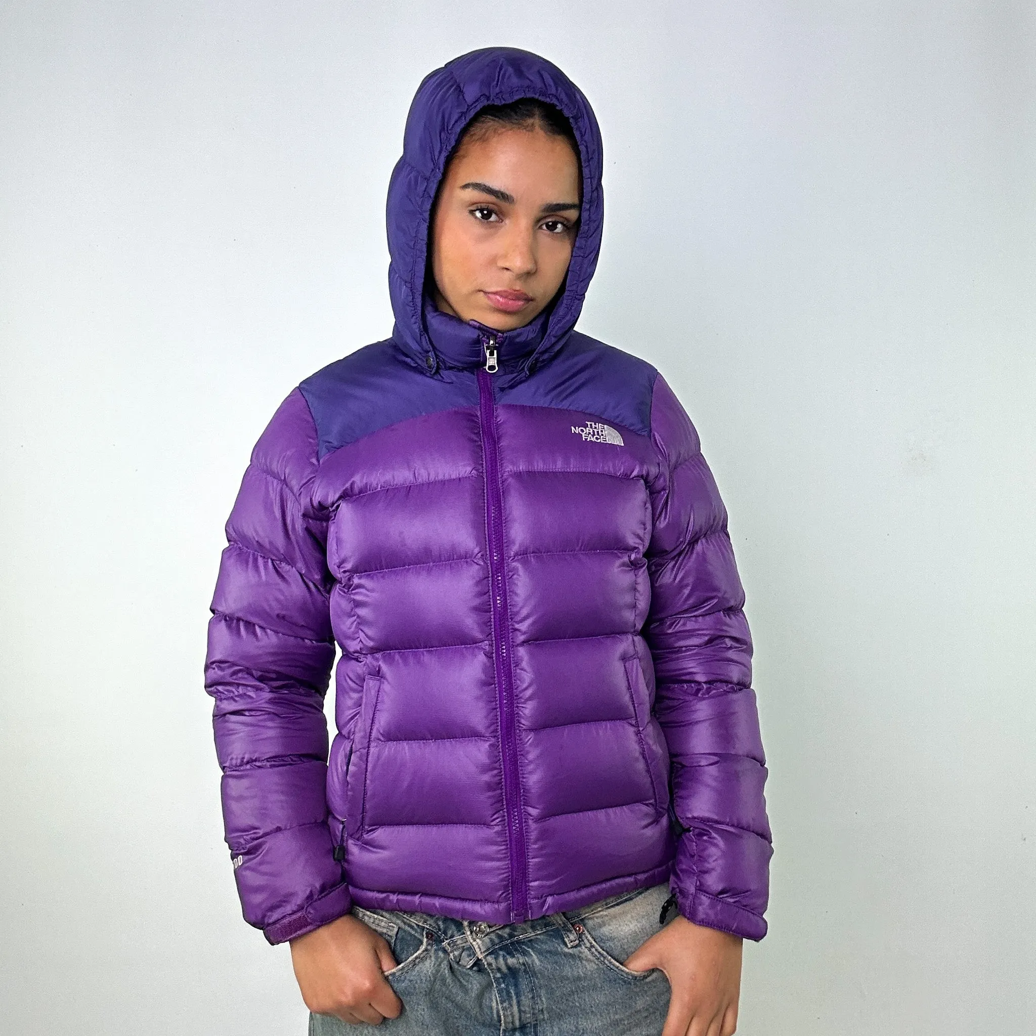 Purple y2ks The North Face 700 Series Puffer Jacket Coat (L)