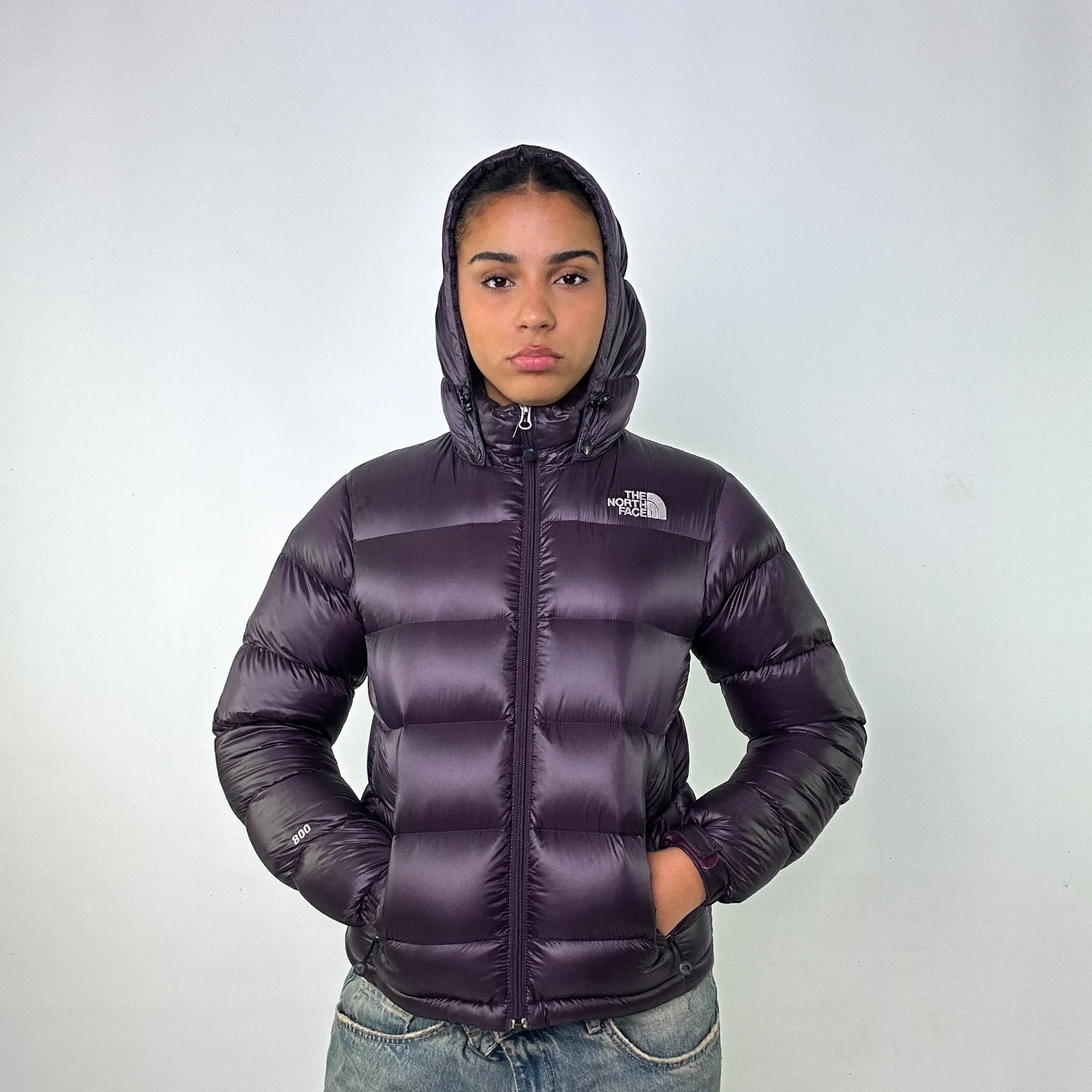 Purple y2ks The North Face 800 Series Puffer Jacket Coat (M)